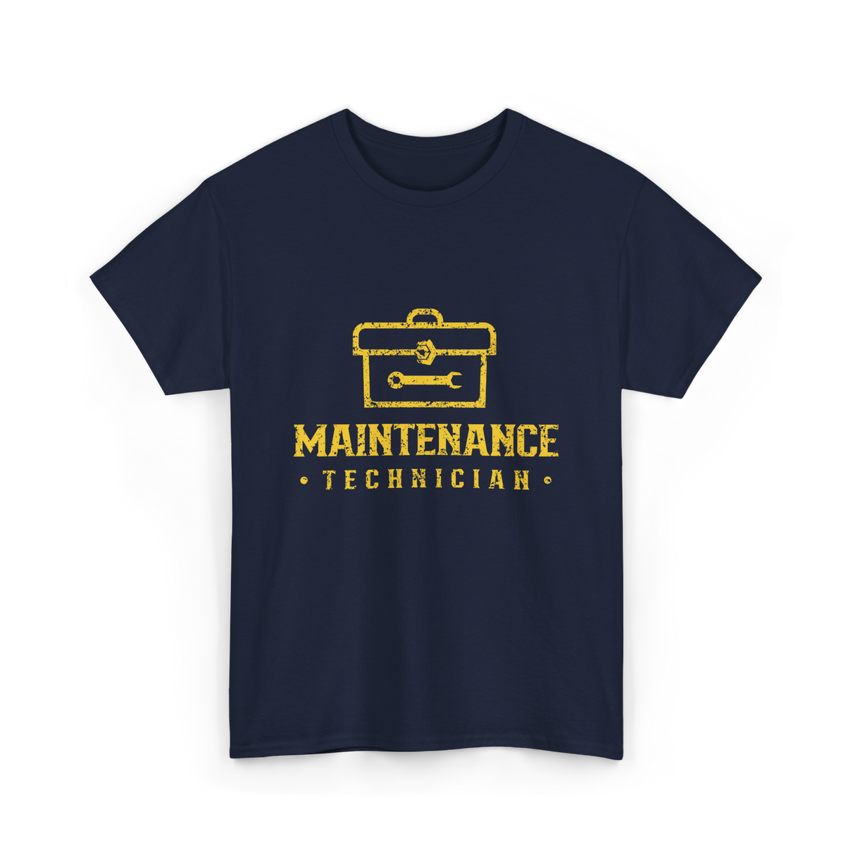 Maintenance Technician Maintenance Worker T-Shirt - Navy