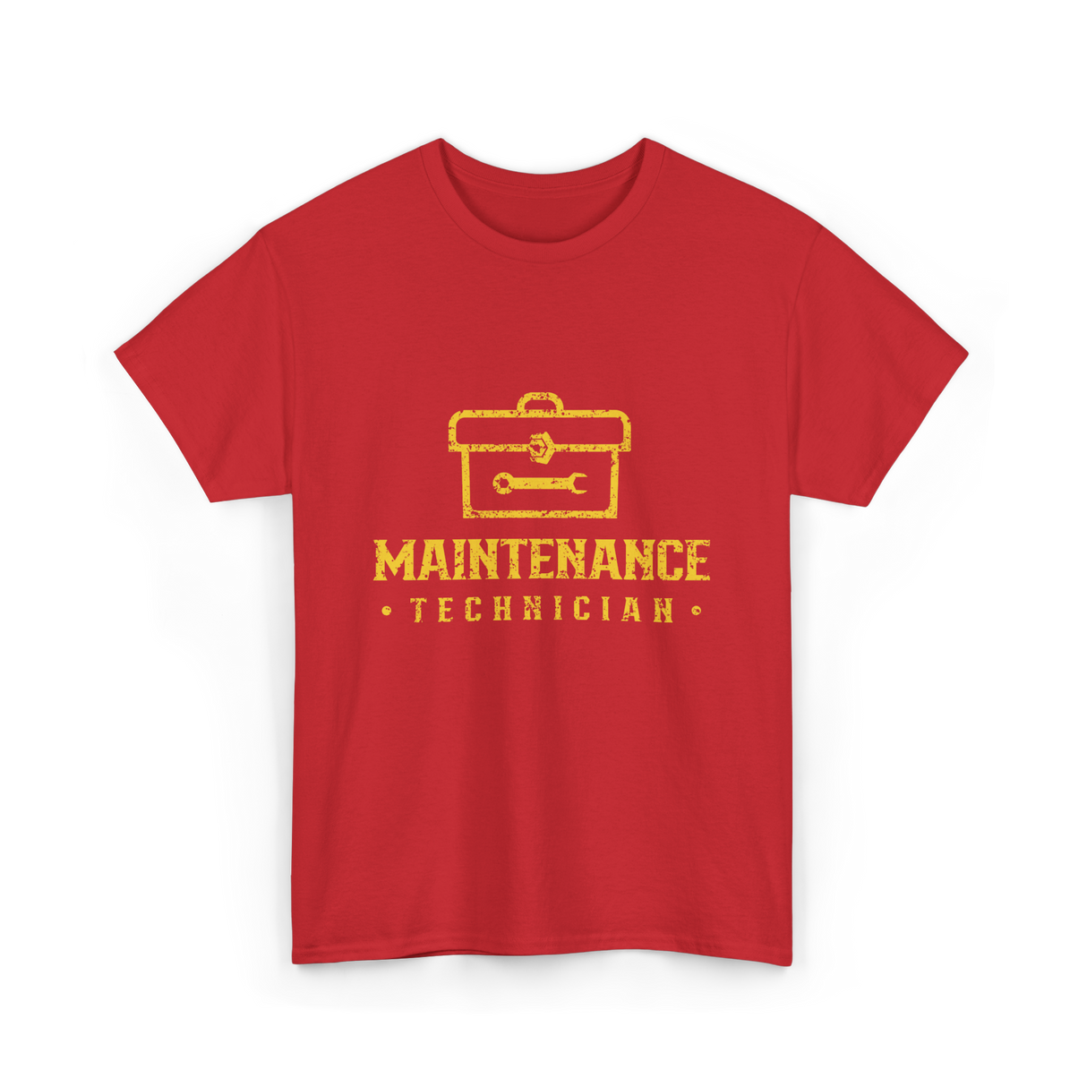 Maintenance Technician Maintenance Worker T-Shirt - Red