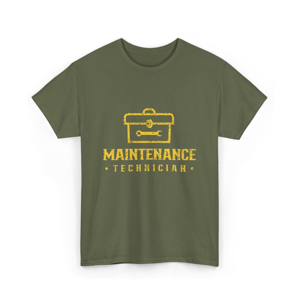 Maintenance Technician Maintenance Worker T-Shirt - Military Green