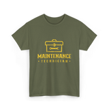 Maintenance Technician Maintenance Worker T-Shirt - Military Green