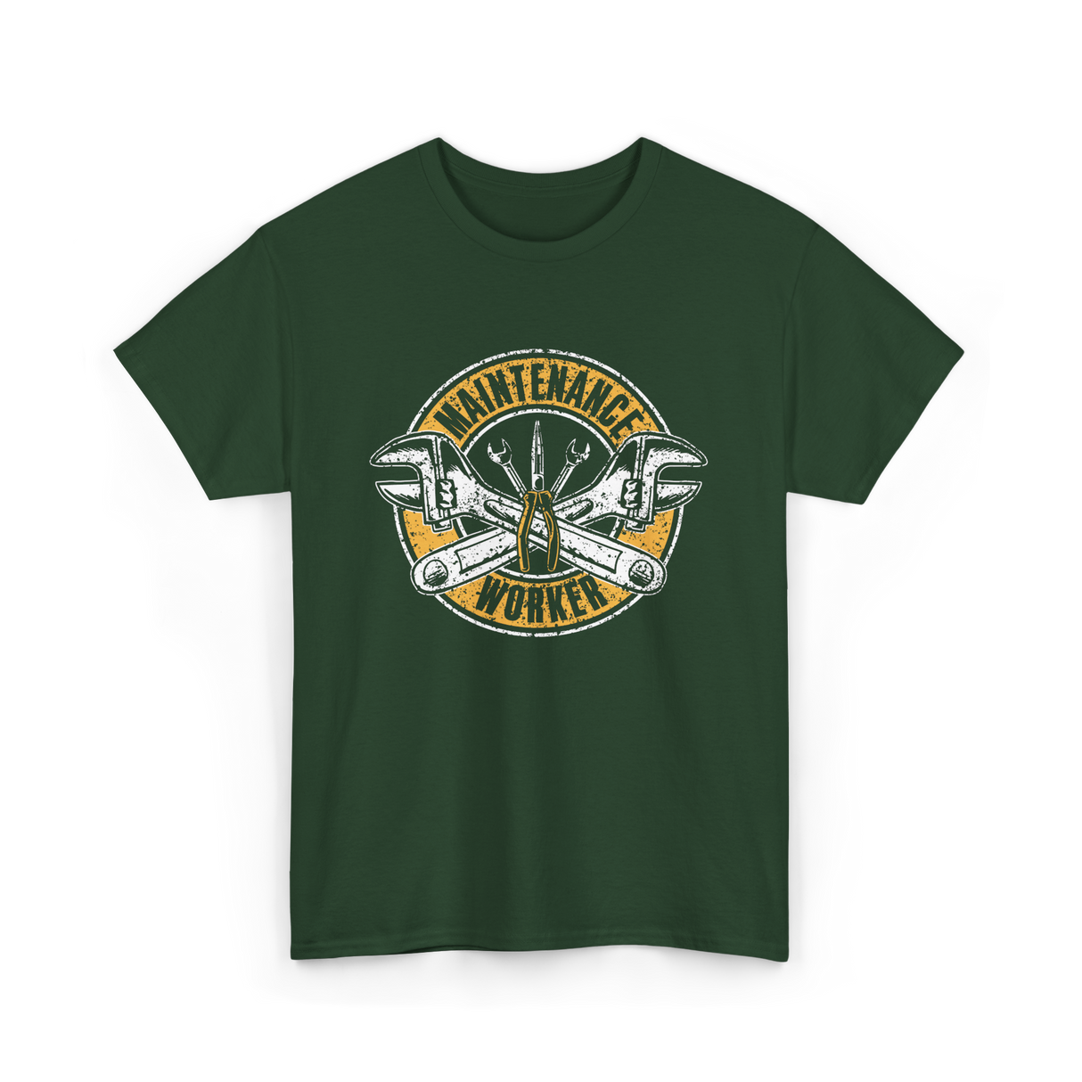 Maintenance Worker Maintenance Technician T-Shirt - Forest Green