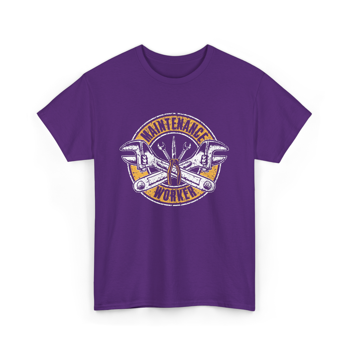 Maintenance Worker Maintenance Technician T-Shirt - Purple