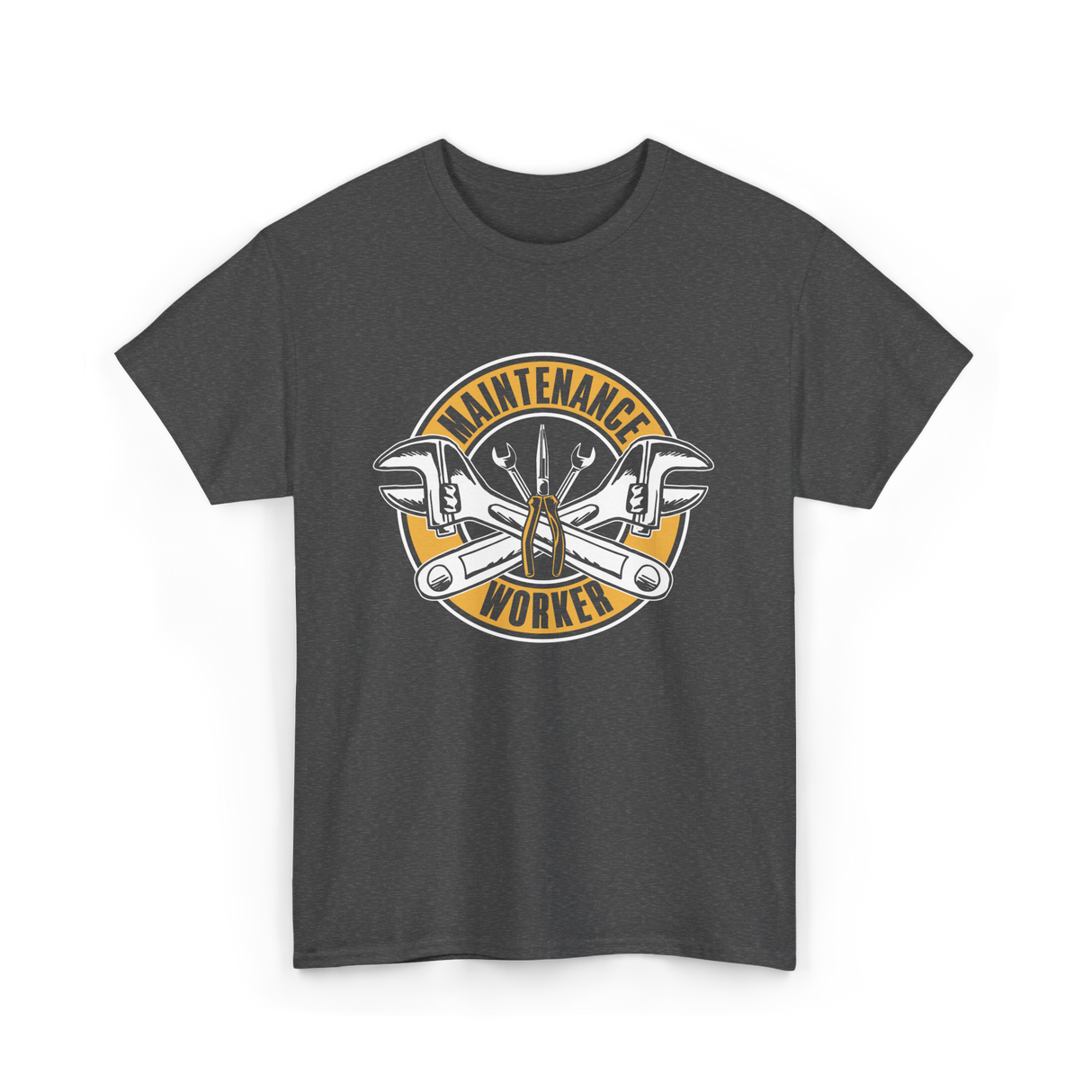 Maintenance Worker Tools Technician T-Shirt - Dark Heather