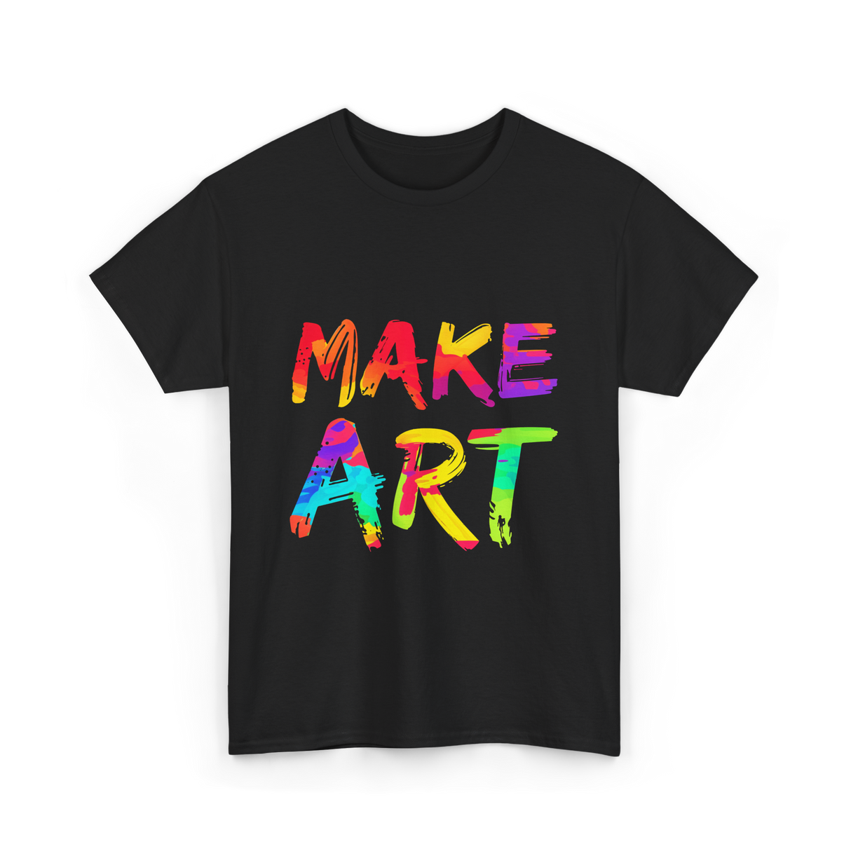 Make Art Artist T-Shirt - Black