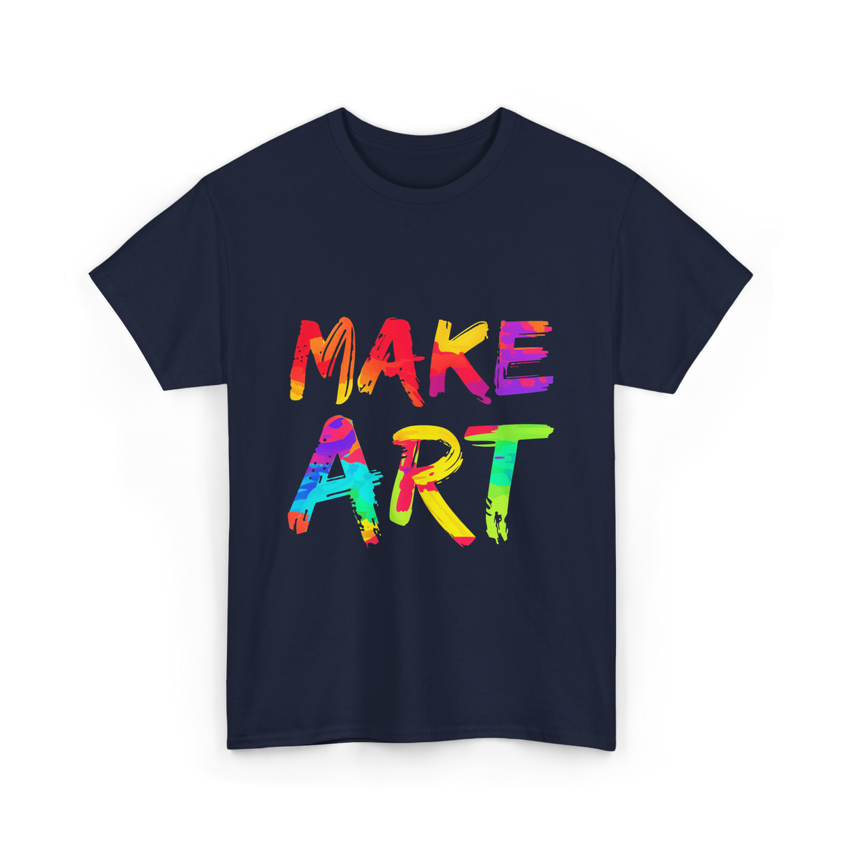 Make Art Artist T-Shirt - Navy