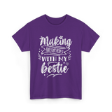 Making Memories With My Bestie Friendship T-Shirt - Purple