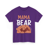 Mama Bear Animal Love Bears T-Shirt - Purple