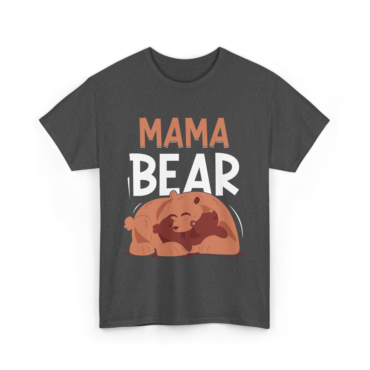 Mama Bear Animal Love Bears T-Shirt - Dark Heather