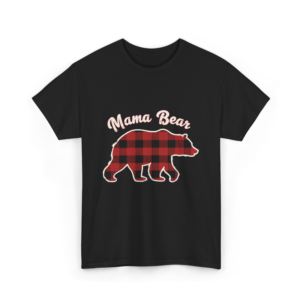 Mama Bear Women Bear T-Shirt - Black