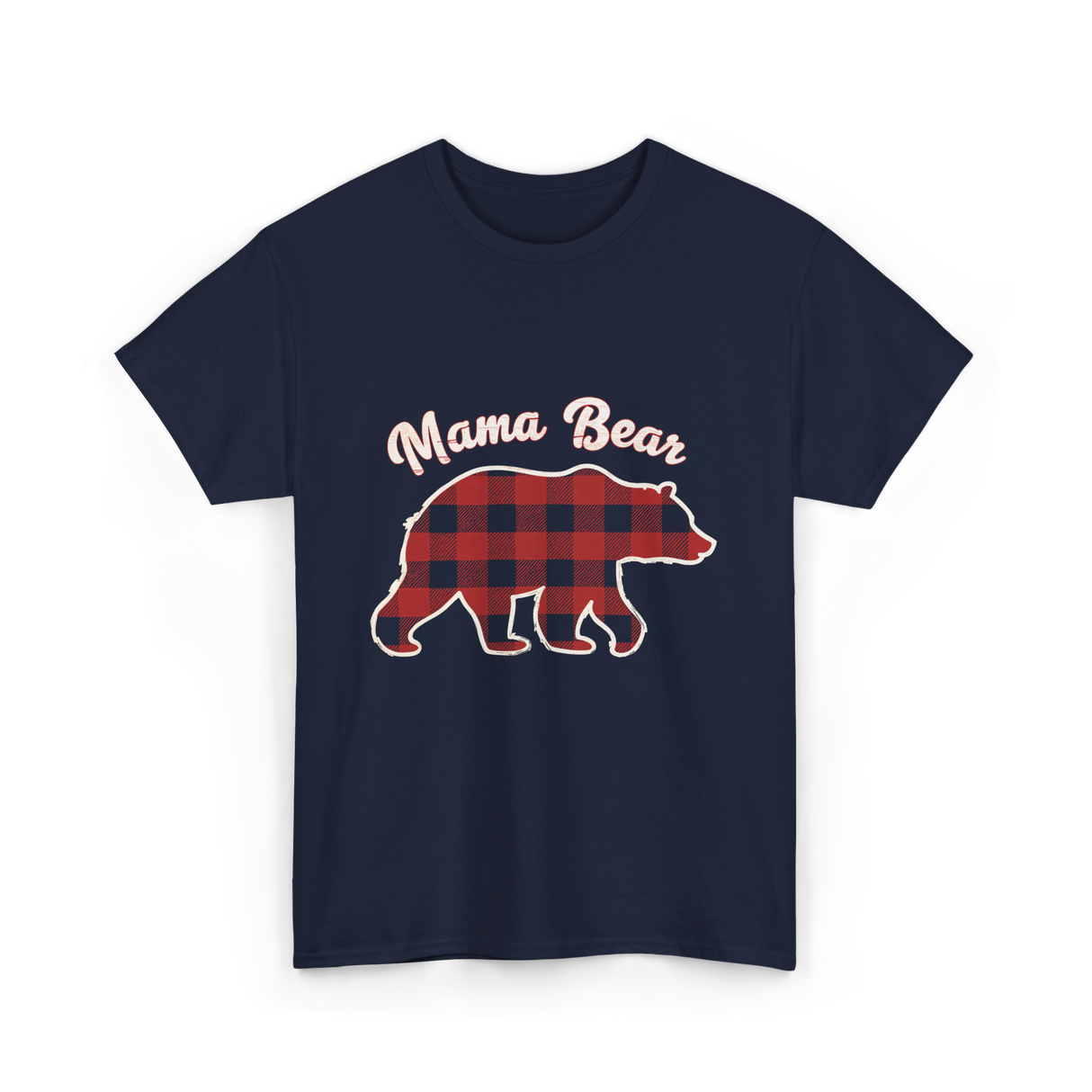 Mama Bear Women Bear T-Shirt - Navy