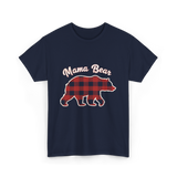 Mama Bear Women Bear T-Shirt - Navy