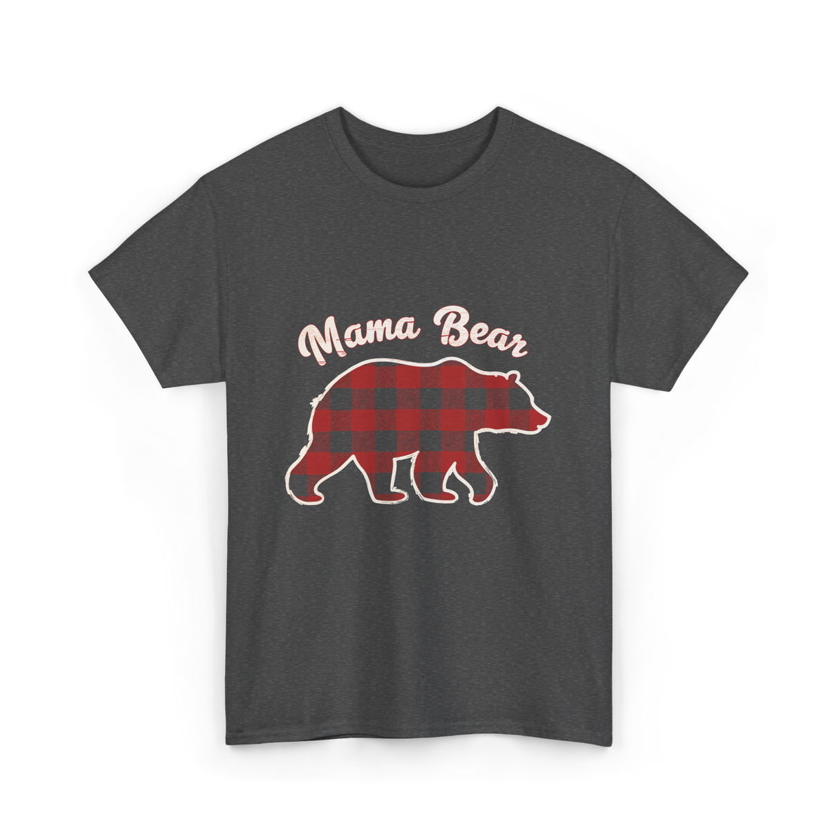 Mama Bear Women Bear T-Shirt - Dark Heather