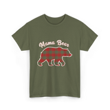 Mama Bear Women Bear T-Shirt - Military Green