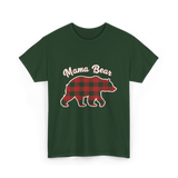 Mama Bear Women Bear T-Shirt - Forest Green