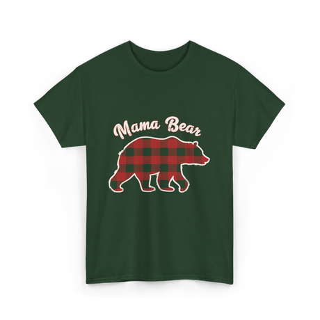 Mama Bear Women Bear T-Shirt - Forest Green