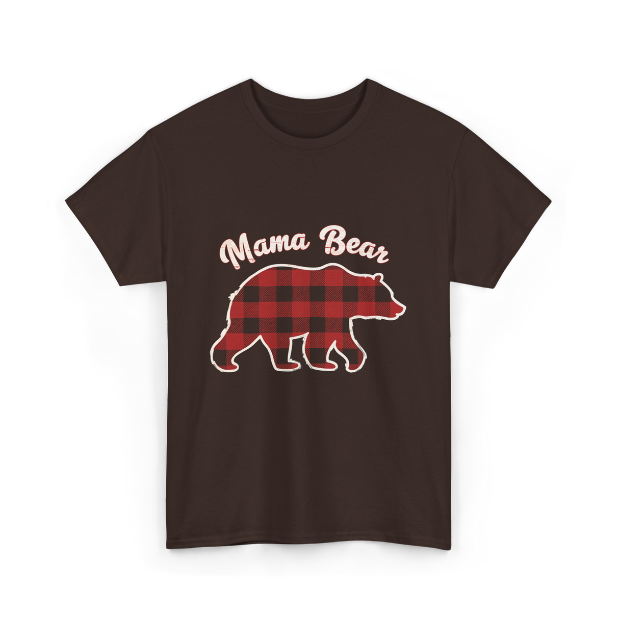 Mama Bear Women Bear T-Shirt - Dark Chocolate