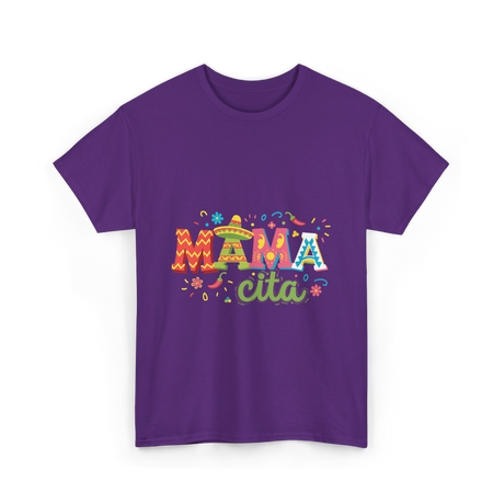 Mama Cita Cinco De Mayo Fiesta T-Shirt - Purple