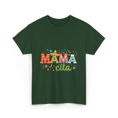 Mama Cita Cinco De Mayo Fiesta T-Shirt - Forest Green