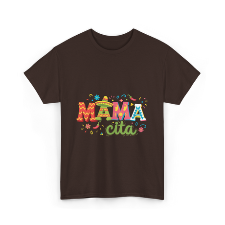 Mama Cita Cinco De Mayo Fiesta T-Shirt - Dark Chocolate