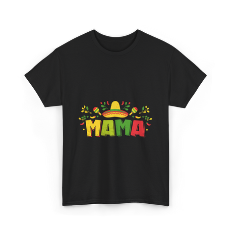 Mama Fiesta Celebration T-Shirt - Black