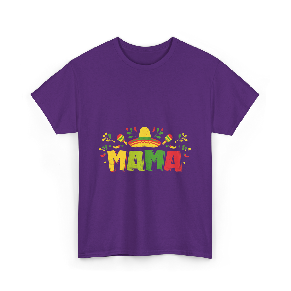 Mama Fiesta Celebration T-Shirt - Purple