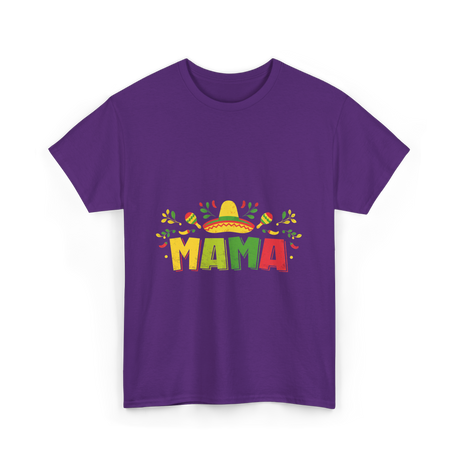 Mama Fiesta Celebration T-Shirt - Purple