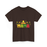 Mama Fiesta Celebration T-Shirt - Dark Chocolate