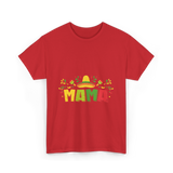 Mama Fiesta Celebration T-Shirt - Red