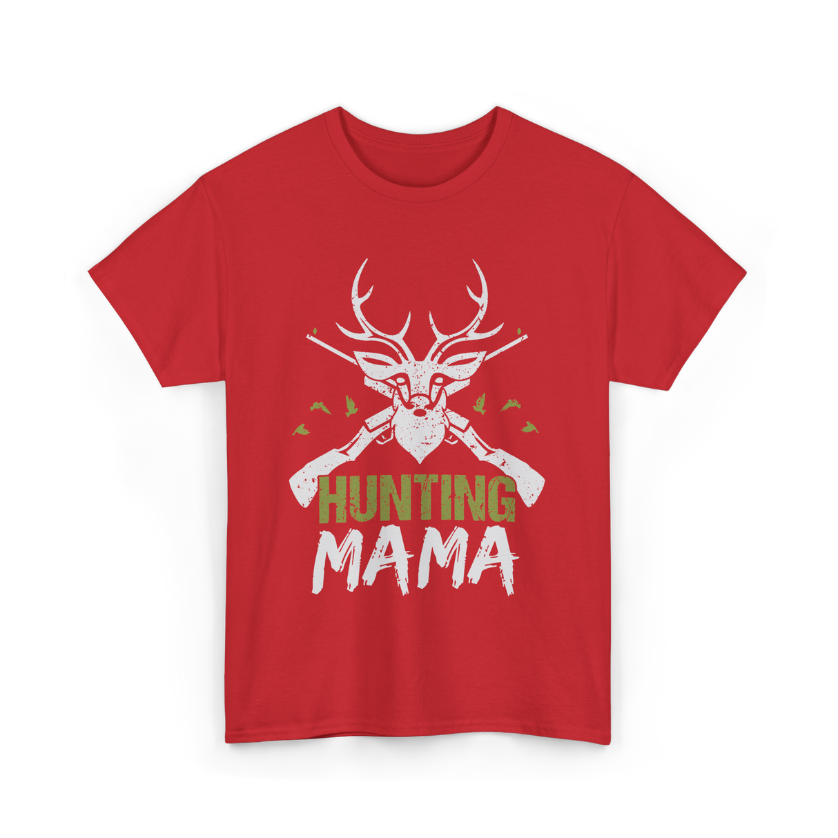 Mama Hunting Mama Hunter T-Shirt - Red