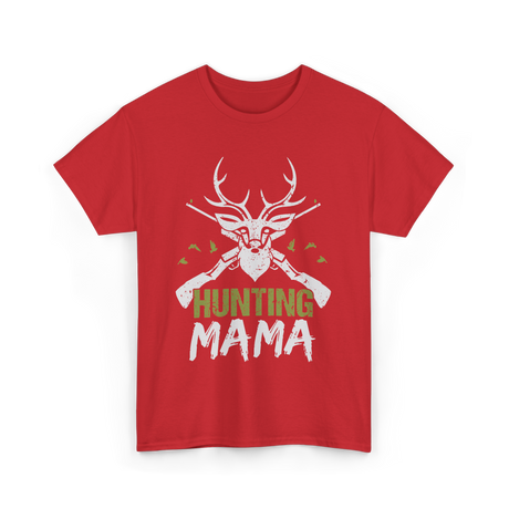 Mama Hunting Mama Hunter T-Shirt - Red