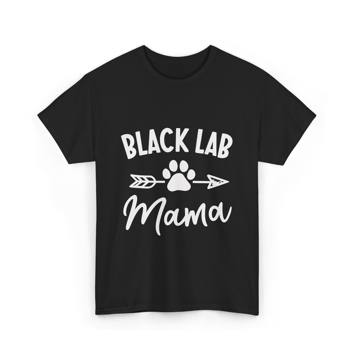 Mama Labrador T-Shirt - Black