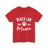 Mama Labrador T-Shirt - Red