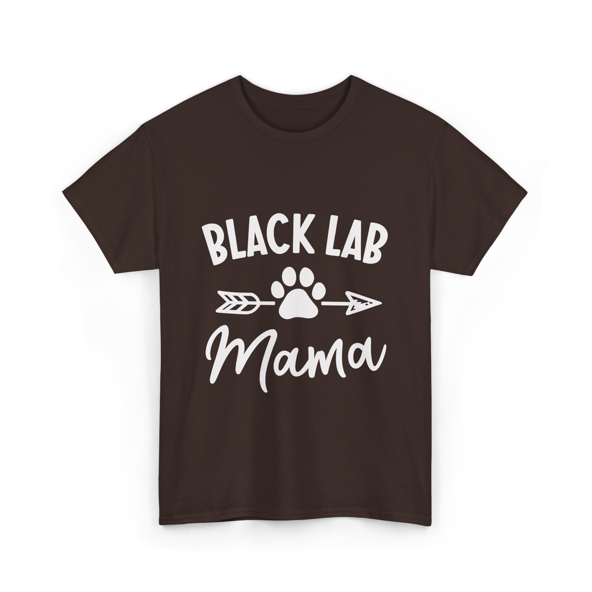 Mama Labrador T-Shirt - Dark Chocolate