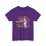 Mama Latina Chingona Mexican T-Shirt - Purple