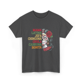 Mama Latina Chingona Mexican T-Shirt - Dark Heather