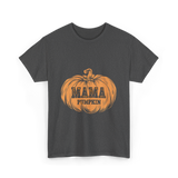 Mama Pumpkin Halloween Pumpkin T-Shirt - Dark Heather