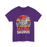 Mama Saurus Dinosaur T-Shirt - Purple