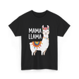 Mama Llama T-Shirt - Black