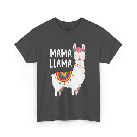 Mama Llama T-Shirt - Dark Heather