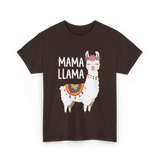 Mama Llama T-Shirt - Dark Chocolate