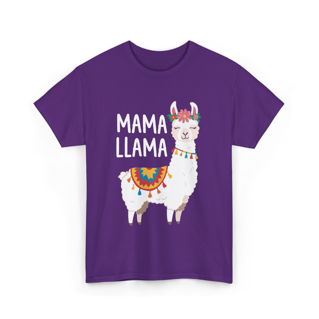 Mama Llama T-Shirt - Purple