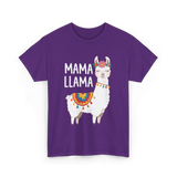 Mama Llama T-Shirt - Purple