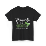 Mamacita Needs A Margarita T-Shirt - Black