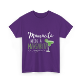 Mamacita Needs A Margarita T-Shirt - Purple