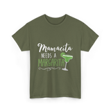 Mamacita Needs A Margarita T-Shirt - Military Green