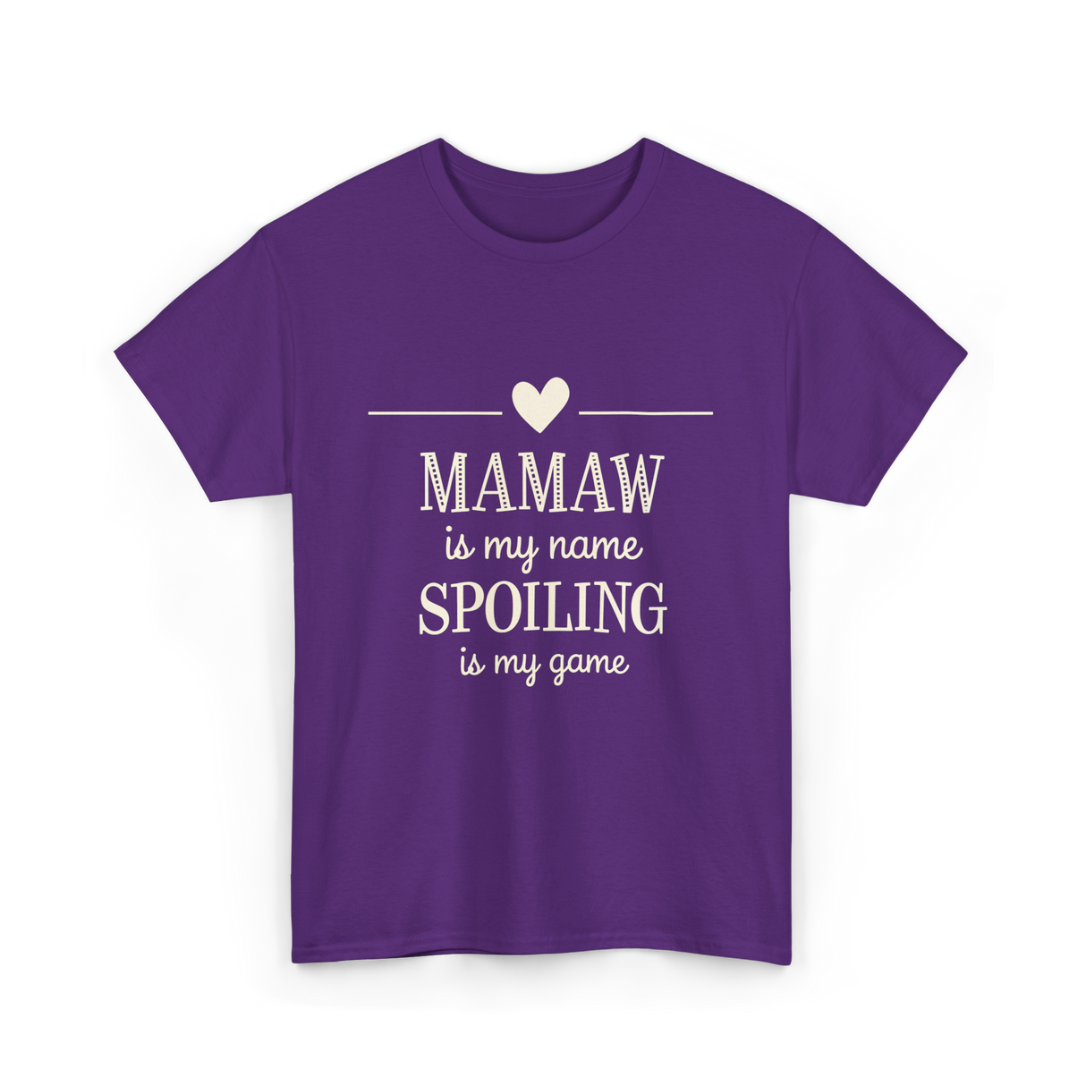 Mamaw is My Name Spoiling T-Shirt - Purple