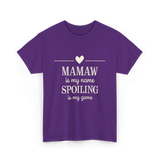 Mamaw is My Name Spoiling T-Shirt - Purple