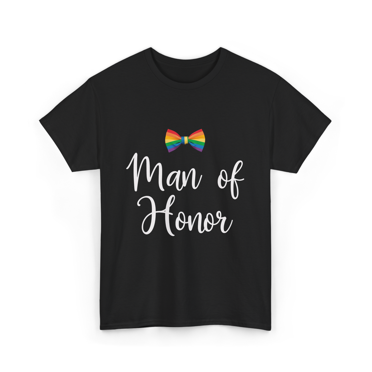 Man of Honor LGBT Pride T-Shirt - Black