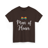 Man of Honor LGBT Pride T-Shirt - Dark Chocolate