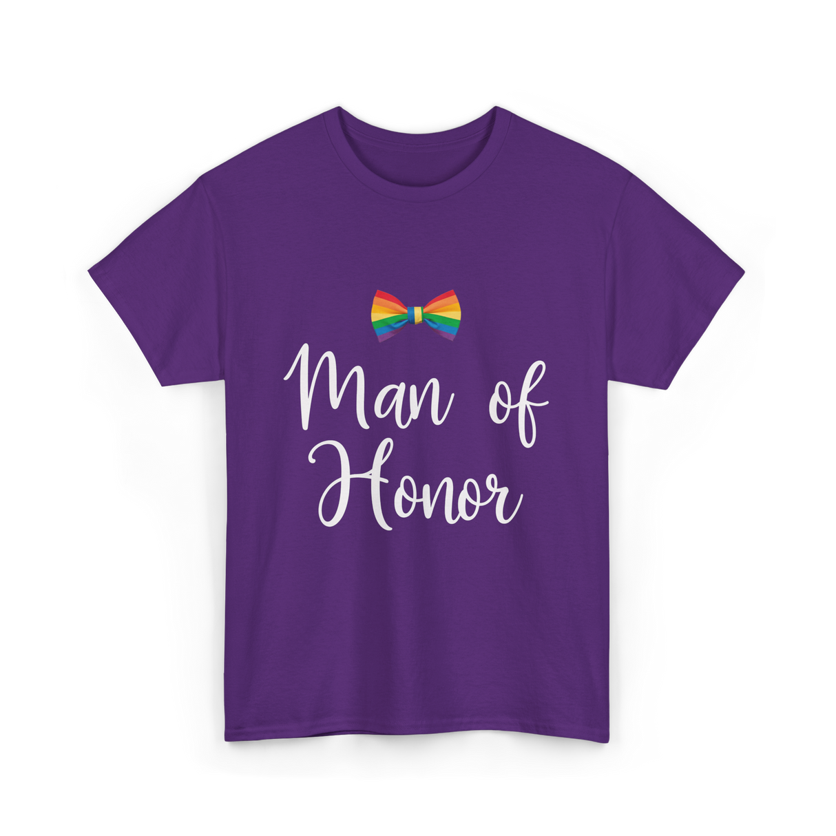 Man of Honor LGBT Pride T-Shirt - Purple